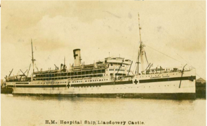 Historical photo of the a Canadian hospital ship, the Llandovery Castle